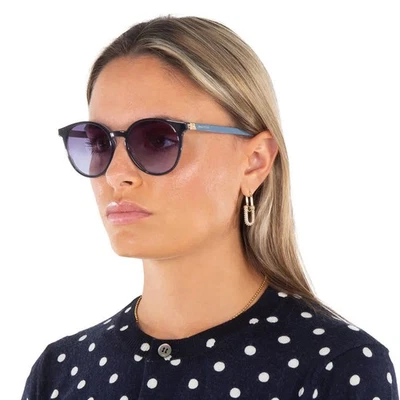 Longchamp Blue Oval Ladies Sunglasses LO658S 424 51 LO658S 424 51 - Image 1 of 4