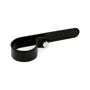 Clamp P Schwarz für Kanalisation Von 45mm Cafèrace Custom Bike Attack Auspuff - Bild 1 von 1
