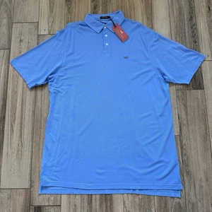 Southern Marsh MarshLUX Mangrove French Blue Pique Polo Shirt Size XXXL/3XL NWT - Picture 1 of 7