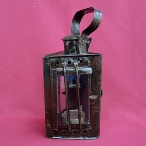 USSR Railroad marker Candle LANTERN 1930 Vintage Soviet Locomotive Railway Lamp - Picture 1 of 7