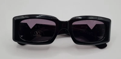 Valentino 5002/S - Occhiali da sole  Nero - Acetato e Argento 925  Vintage Nuovo Foto 1 de 4