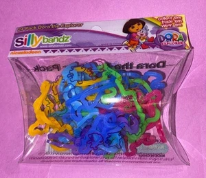 Sillybandz Dora The Explorer 24 Pack Shaped Silicone Bracelets NEW - Picture 1 of 2