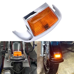 Front Fender Tip Light For Harley Electra Glide Ultra Classic FLHTCU 2007-2013 - Foto 1 di 10