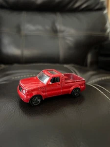 MOTORMAX 1:64 DIECAST 3" RED PICKUP TRUCK #6073 TRUCK-A WITH SUN ROOF VTG - Bild 1 von 4