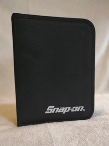 Snap-On Tools 6 Ring Zipper Binder Notebook Receipt Portfolio 7" x 10" - Picture 1 of 6