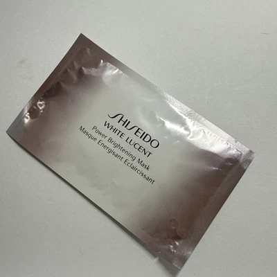 Máscara iluminadora Shiseido White Lucent Power 1 hoja máscara sellada de fábrica NUEVO Foto 1 de 2