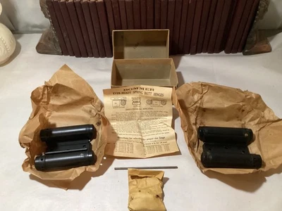 Bisagra de resorte de doble acción Bommer 3029 3" par para puertas batientes NUEVO STOCK ANTIGUO Foto 1 de 4