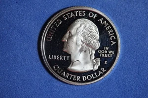 2000 S NEW HAMPSHIRE SILVER PROOF STATEHOOD WASHINGTON QUARTER #K57352 - Picture 1 of 2