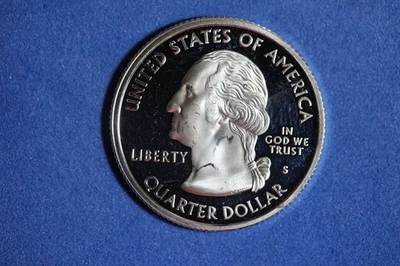 2000 S NEW HAMPSHIRE SILVER PROOF STATEHOOD WASHINGTON QUARTER #K57352 - Image 1 of 2