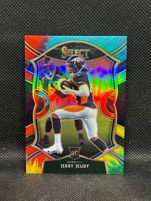 2020 Panini Select Concourse Jerry Jeudy #56 Tie-Dye Prizm /25 Rookie RC - Image 1 of 2