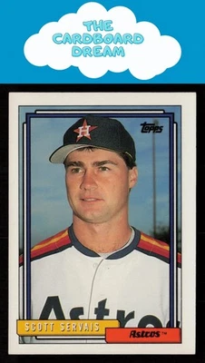 Scott Servais 1992 Topps #437 Houston Astros Baseball Card - Image 1 of 2