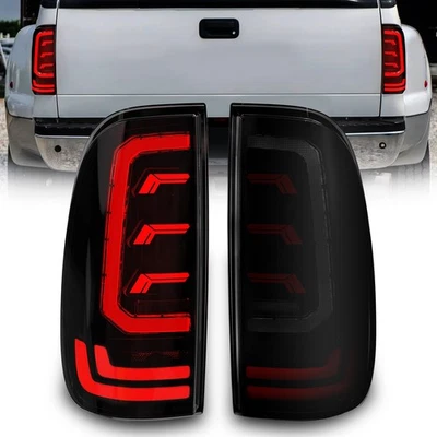 Smoke LED Tail Lights Lamps For 2008-15 16 Ford F250 F350 F450 F550 Super Duty - Image 1 of 4