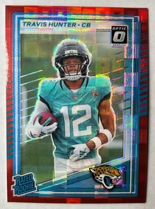 Panini Donruss Travis Hunter 2025 clasificación óptica novato vista previa rojo Pandora #301 radiocontrol - Imagen 1 de 2