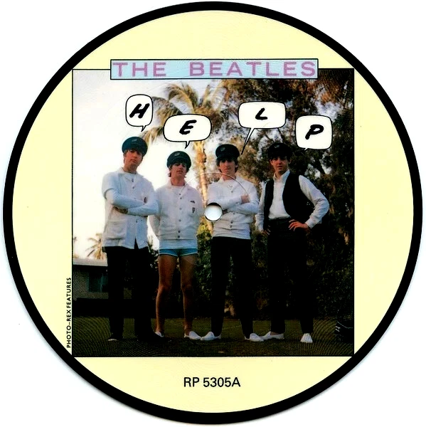 NEW! Beatles Picture Disc Help! / I'm Down 7" Vinyl The 20th Anniversary - Image 1 of 2