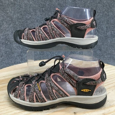 Sandálias femininas Keen 6.5 sussurro impermeável pescador rosa conforto sem salto 1016244 - Imagem 1 de 4