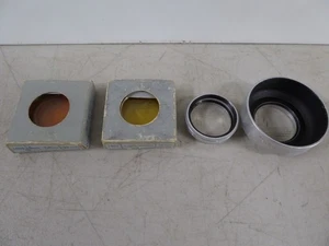 ARGUS Filters and  Holder/Adapter w/Rings lot of 4 - Picture 1 of 7