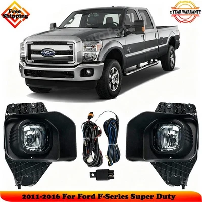Fog Lights Assembly Left & Right Side For 2011-2016 For Ford F-Series Super Duty - Image 1 of 4