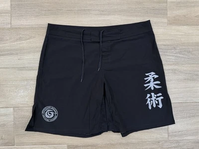 Pantalones Cortos de Lucha Charles Gracie Jiu Jitsu Talla 40x9 Negro BJJ Training Academy UFC Foto 1 de 4