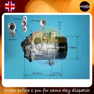 COMPRESSOR SUZUKI GRAND VITARA AIRCON PUMP - Image 1 of 4