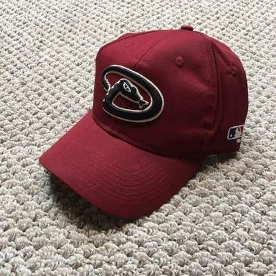 Arizona Diamondbacks Hat Cap Strap Back Mens One Size Red MLB Baseball OSFM - Image 1 of 4