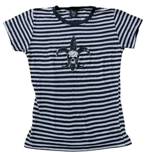 MY CHEMICAL ROMANCE Black & White Striped T Shirt, Women's Small- HTF Band Tee - Bild 1 von 12