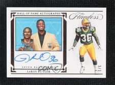 2022 Panini Flawless Hall of Fame Gold & Ruby Efoilution 3/3 LeRoy Butler Auto