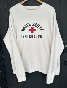 Vintage Ralph Lauren Polo Sport XL Crewneck Sweatshirt Water Safety Instructor - Picture 1 of 12