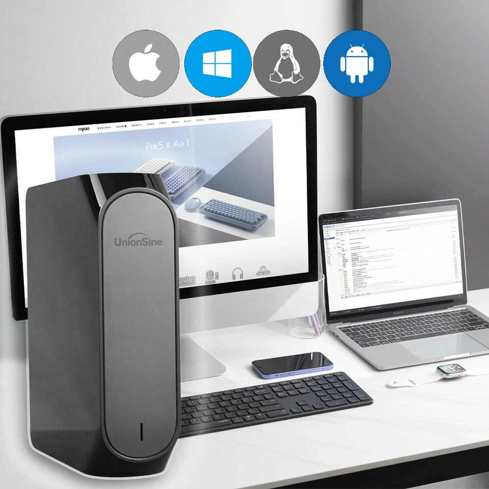 Externe Festplatte Computer HDD 1TB 12TB 16TB 18TB USB 3.0 PC Mac Ps4/5 Speicher - Bild 1 von 1