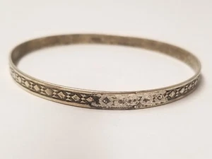 Dane Craft Jewelry Sterling Silver Bangle Bracelet (9.4g) 8 inches - Picture 1 of 4
