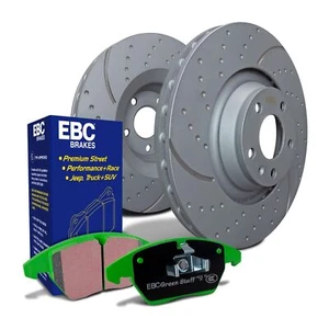 EBC Brakes Turbo Groove Front Discs and Greenstuff Pads Kit For BMW F32 420i - Picture 1 of 1