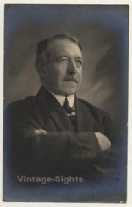 Portrait Of Unidentified Belgian Man *1 / Moustache (Vintage RPPC ~1910s/1920s) - Bild 1 von 1