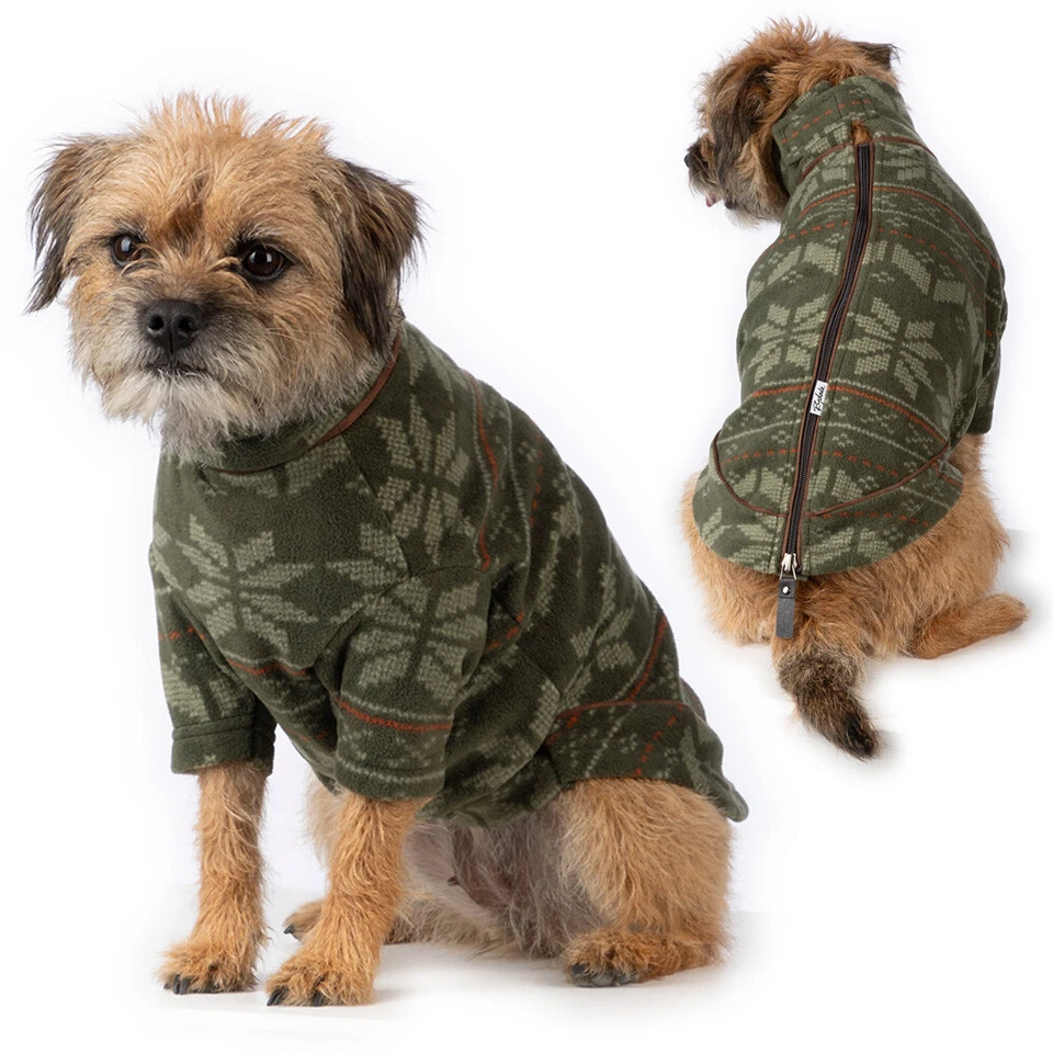 Navidad Polar Perro Jumper Perros Abrigo Chaqueta Conjunto Ropa Mascota Cachorro Rydale