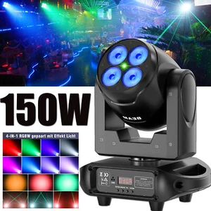 150W LED RGBW Bee Eye Laser Beam Moving Head Stage Lights DMX DJ Disco Lights - Picture 1 of 18