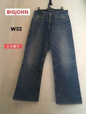 Denim Jeans BIG JOHN JEANS Vintage Denim Pants Blue Pants Japan W:31 Inseam:29