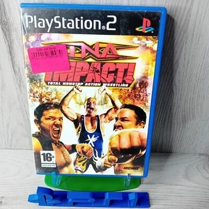TNA IMPACT PS2 GAME - RARE VINTAGE RETRO GAMING PS2 WRESTLING - Picture 1 of 4