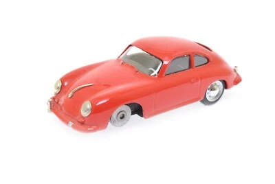 Coche de metal vintage de miniaturas de precisión rojo 1957 Porsche diecast  Foto 1 de 4