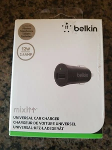 Belkin Dual Universal Car Charger NIB 12W/2.4 AMP - Photo 1 sur 3