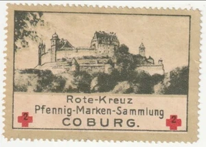 Germany - Red Cross, "Red Cross Pfennig Label Collection Coburg" 2pf 1915 SCARCE - Picture 1 of 1