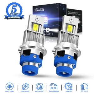 LED Headlight D4C D4R D4S 42402 66440 Super Bright Bulbs Kit Xenon White 2Pcs - Picture 1 of 16