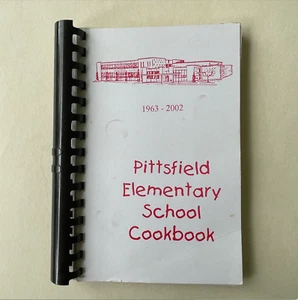 Pittsfield Elementary Schools Cookbook Local Pennsylvania 1963 - 2002 Spiral - Imagen 1 de 17