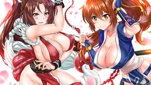 Anime nezbox cleavage girls big  dead or alive Playmat Game Mat Desk - Picture 1 of 1