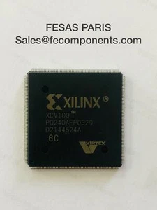 XCV100-6PQ240C FPGA, 600 CLBS, 108904 GATES, 333MHz, PQFP240 - Picture 1 of 2