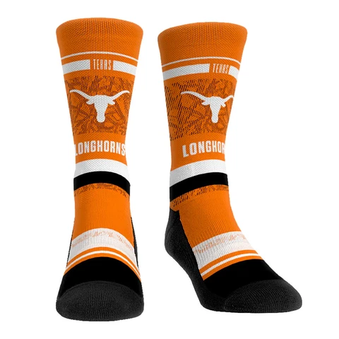 NEW! Rock Em Socks Texas Longhorns Crew Socks Cover
