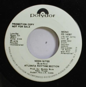 Rock Promo Nm! 45 Atlanta Rhythm Section - Neon Nites / On Polydor - Picture 1 of 2
