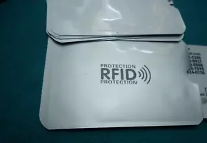 10 RFID Credit Debit ID Card Sleeve Protector Blocking Safety Shield Anti Theft_ - Picture 1 of 3