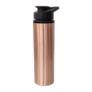Copper Water Bottle with Sipper 750ml Leak Proof Sipper Bottle|Pack of 1 - Picture 1 of 4