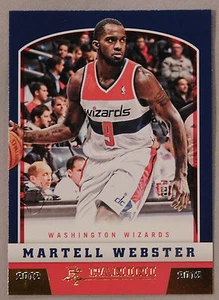 2012-13 PANINI GOLD KNIGHT PARALLEL MARTELL WEBSTER WIZARDS #116 - Foto 1 di 1