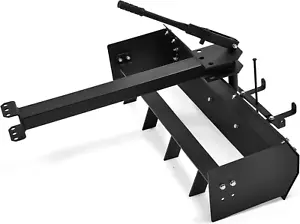 42" Tow behind Box Scraper Lawn Tractor Attachments, Black - Picture 1 of 5