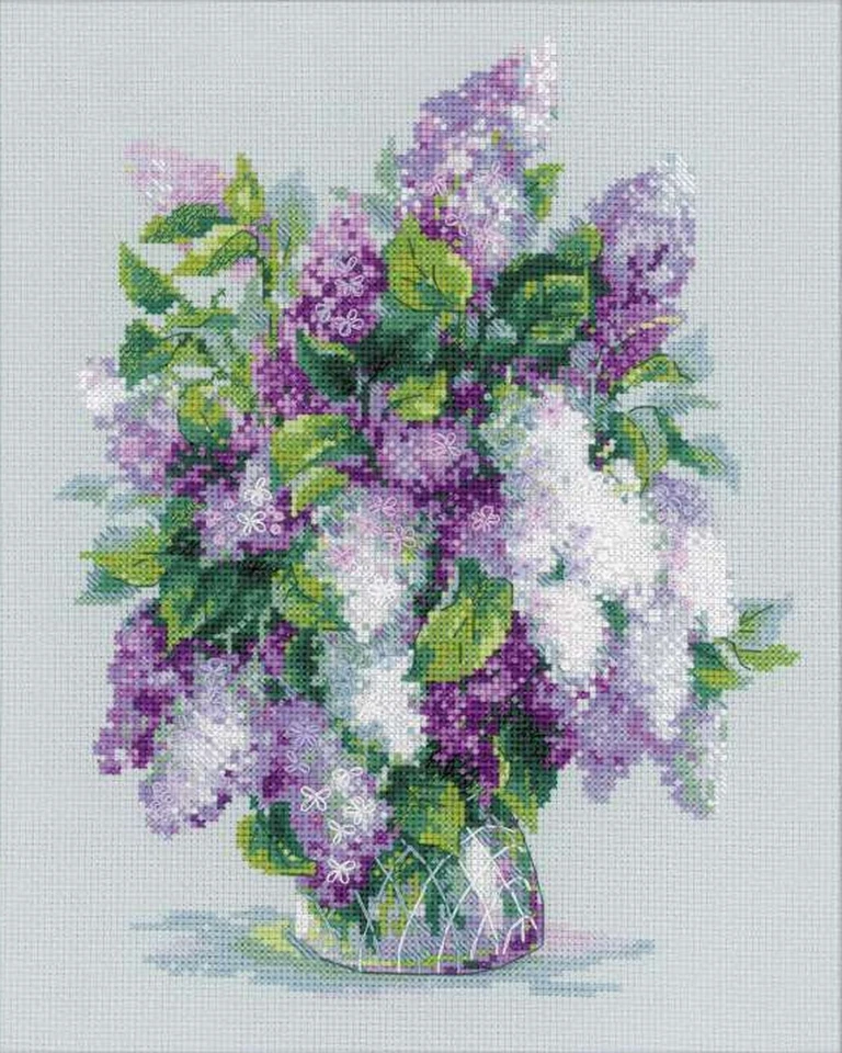 Counted Cross Stitch Kit RIOLIS - Delicate Lilac 1447