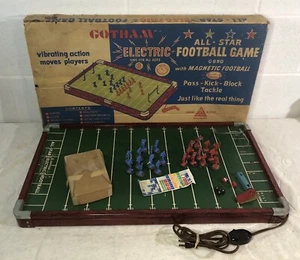 Vintage 1960’s Gotham G880 All-Star Electric Football Game Toy Original Box - Picture 1 of 15